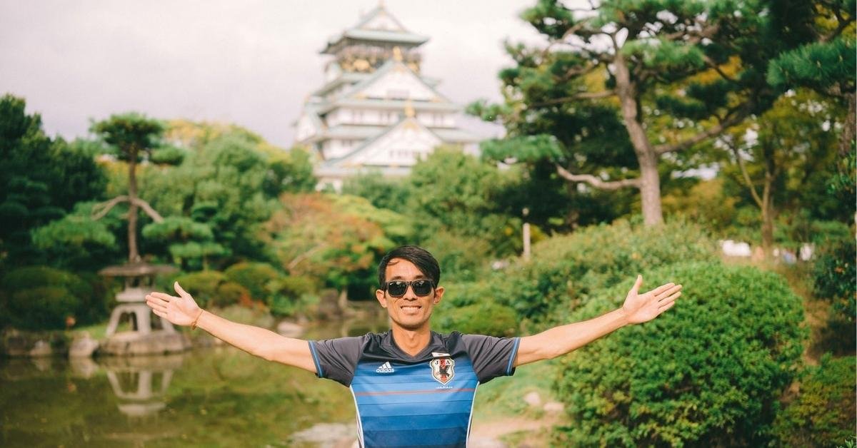 Tour com guia turístico no Japão no mais famoso castelo do Japão, o castelo de Osaka