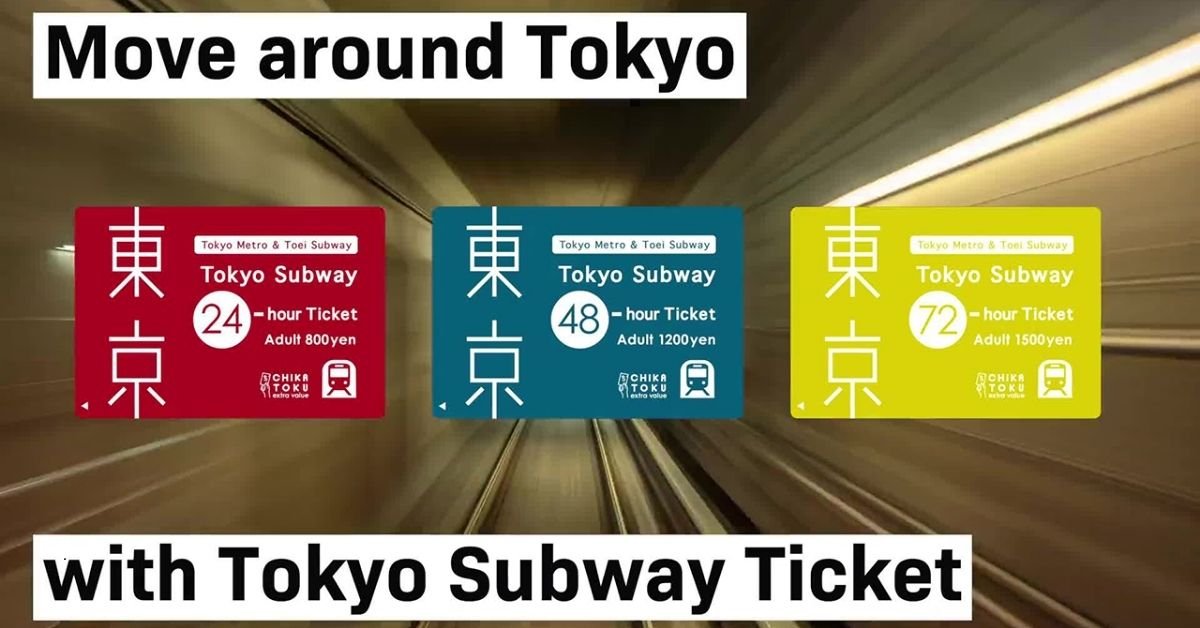 o melhor passe de metro de tokyo que é o tokyo subway ticket